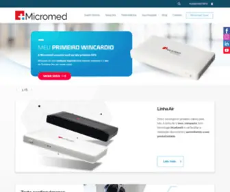 Micromed.ind.br(Micromed Antecipando Tecnologias) Screenshot