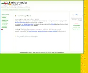 Micromediaargentina.com.ar(Micromedia ARGENTINA) Screenshot