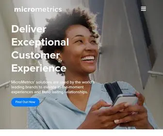 Micrometrics.com(Guest Engagement Platform) Screenshot