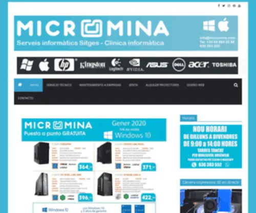 Micromina.com(Micromina Serveis Informàtics) Screenshot