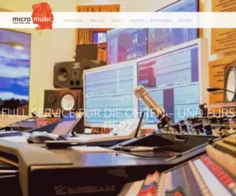 Micromusic.com(Micro Music) Screenshot