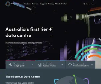 Micron21.com.au(Home) Screenshot