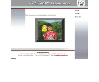 Micronlab.com(Micron Laboratories) Screenshot