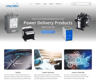 Micronpower.com(Micron Power) Screenshot