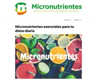 Micronutrientes.online(Micronutrientes INCREÍBLES para mejorar tu Salud) Screenshot