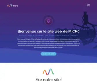 Microontario.ca(Accueil) Screenshot