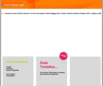 Micropartes.com(Mapas colombia) Screenshot