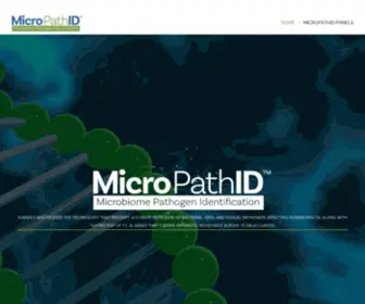 Micropathid.info(MicropathID a product of Poplar Healthcare) Screenshot