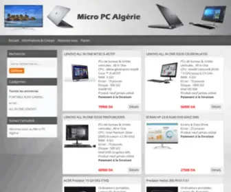 Micropc-Algerie.com(Micro) Screenshot