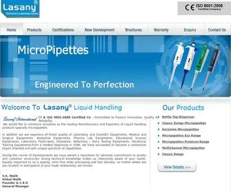 Micropipettes.net(Lasany International) Screenshot