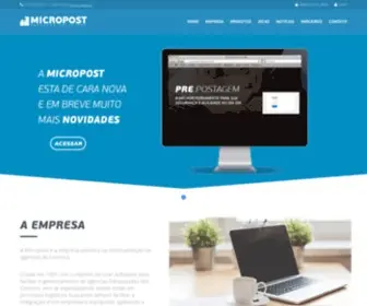 Micropost.com.br(Home) Screenshot