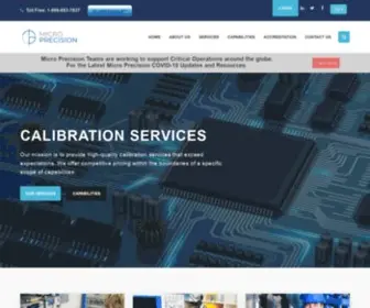 Microprecision.com(Instrument Calibration Services & Solutions) Screenshot