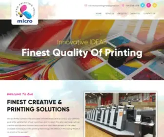 Microprintingpress.com(Microprintingpress) Screenshot