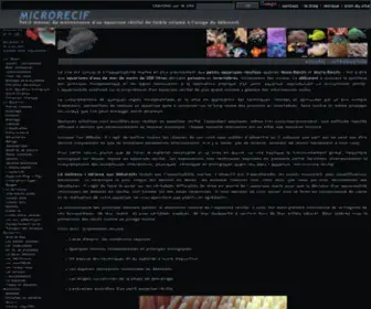 Microrecif.ovh(Microrecif) Screenshot