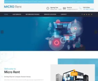 Microrent.in(Laptop Rental Agency in Kerala) Screenshot