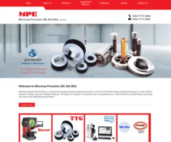 Microrep.com.my(Precision Equipments Selangor) Screenshot