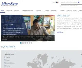 Microsave.org(Market-led solutions for financial services) Screenshot