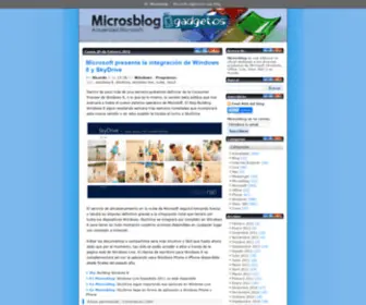 Microsblog.com(Blog de actualidad sobre Microsoft (Windows) Screenshot