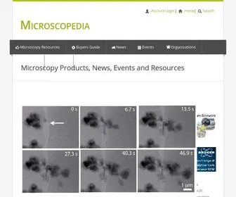 Microscopedia.com(Microscopedia) Screenshot