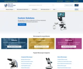 Microscopeinternational.com(New York Microscope Company) Screenshot