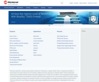 Microsemi.com(Semiconductor & System Solutions) Screenshot
