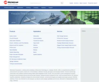 Microsemi.net(Semiconductor & System Solutions) Screenshot