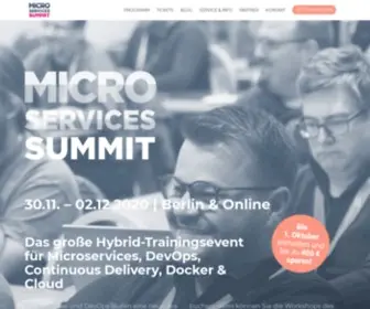 Microservices-Summit.de(Microservices Summit) Screenshot