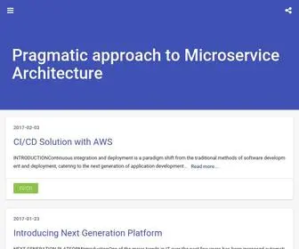 Microservices.today(Pragmatic approach to Microservice Architecture) Screenshot