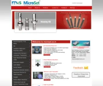 Microset.co.in(Electromagnetic Flow Meters Applications) Screenshot