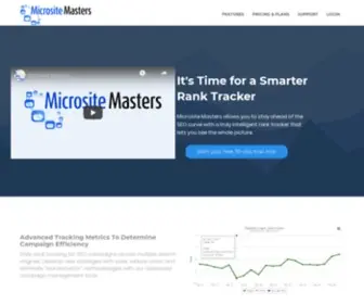 Micrositemasters.com(Microsite Masters Rank Tracker) Screenshot