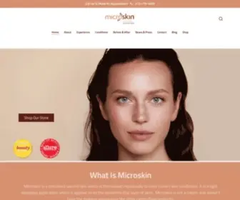 Microskincenter.com(Microskin Vitiligo Makeup) Screenshot