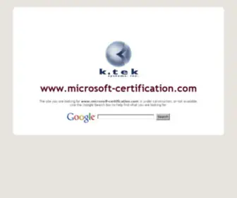 Microsoft-Certification.com(Microsoft certification) Screenshot