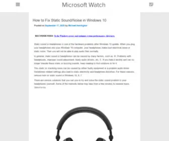 Microsoft-Watch.com(Microsoft Watch) Screenshot