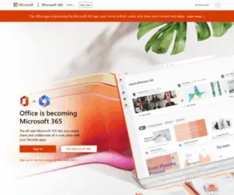 Microsoft365.com(Microsoft 365) Screenshot