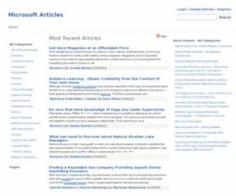 Microsoftarticles.info(Microsoft Articles) Screenshot