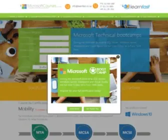 Microsoftcourses.co.za(Learnfast Technical Training solutions) Screenshot
