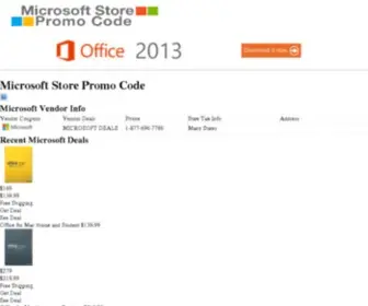 Microsoftofficepromocode.com(Microsoft Office Promo CodeSave Upto 75% Off With Microsoft Office) Screenshot