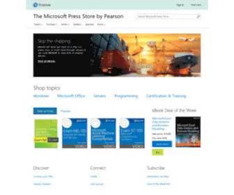 Microsoftpressstore.com(Microsoft Press Store) Screenshot