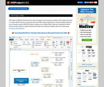 Microsoftprojectwbs.com(MS Project WBS) Screenshot