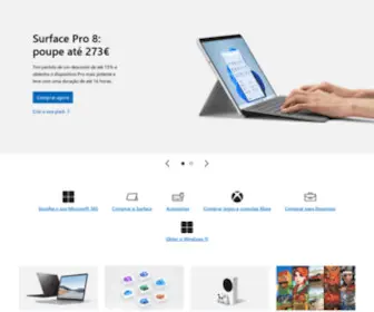Microsoft.pt(Home Page Oficial da Microsoft) Screenshot