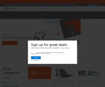 MicrosoftStore.ie(Mseea Online Store) Screenshot