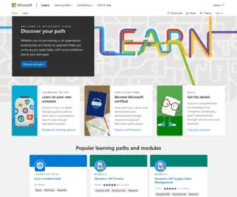 Microsoftvirtualacademy.com(Microsoft Learn) Screenshot