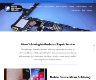 Microsolderingrepairs.com(Micro Soldering Repairs) Screenshot
