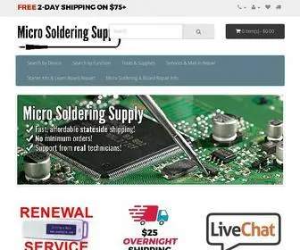 Microsolderingsupply.com(Micro Soldering Supply) Screenshot
