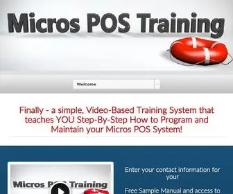 Microspostraining.com(Micros POS Training) Screenshot