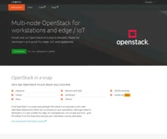 Microstack.run(OpenStack on Kubernetes) Screenshot