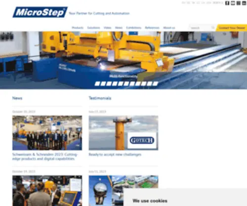 Microstep-Group.com(MicroStep) Screenshot