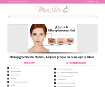 Microstetic.es(Micropigmentación en Madrid) Screenshot
