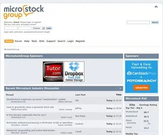 Microstockgroup.com(Microstock Photography) Screenshot