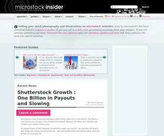 Microstockinsider.com(Microstock Insider) Screenshot